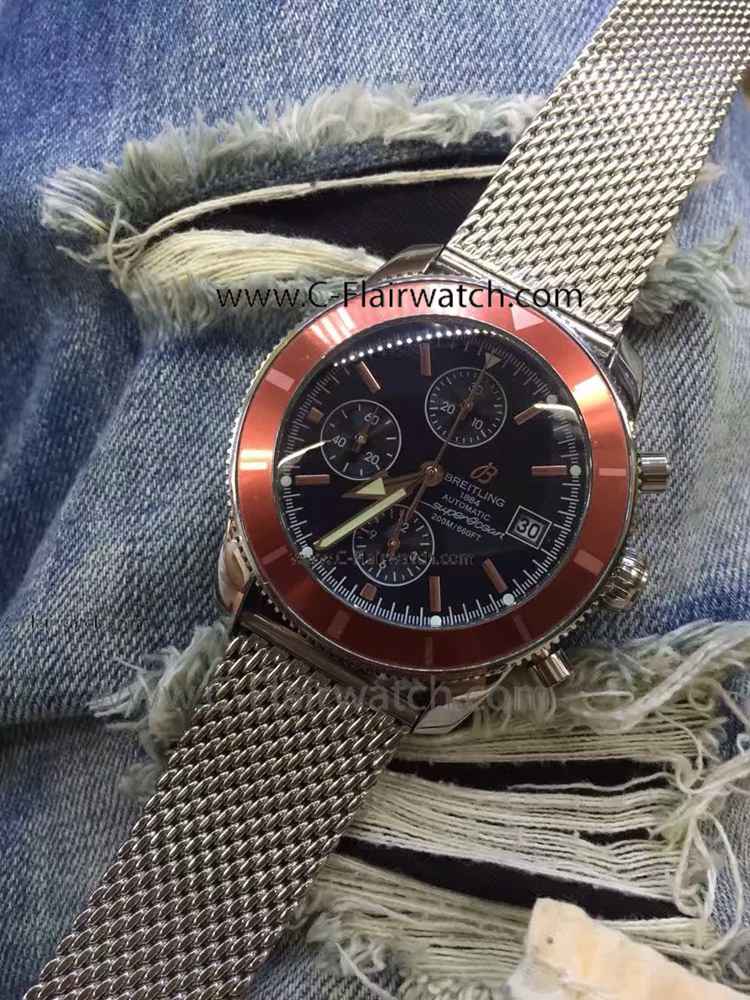 Fake Breitling Aeromarine Superocean Heritage Red Bezel Watch